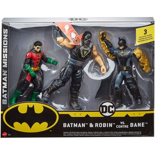 Mattel DC Comics BATMAN FVM57 Missions and Robin Vs Bane Action Figure แมทเทล ดีซีคอมมิคส์ แบทแมน โรบิน เบน ลิขสิทธิ์แท้