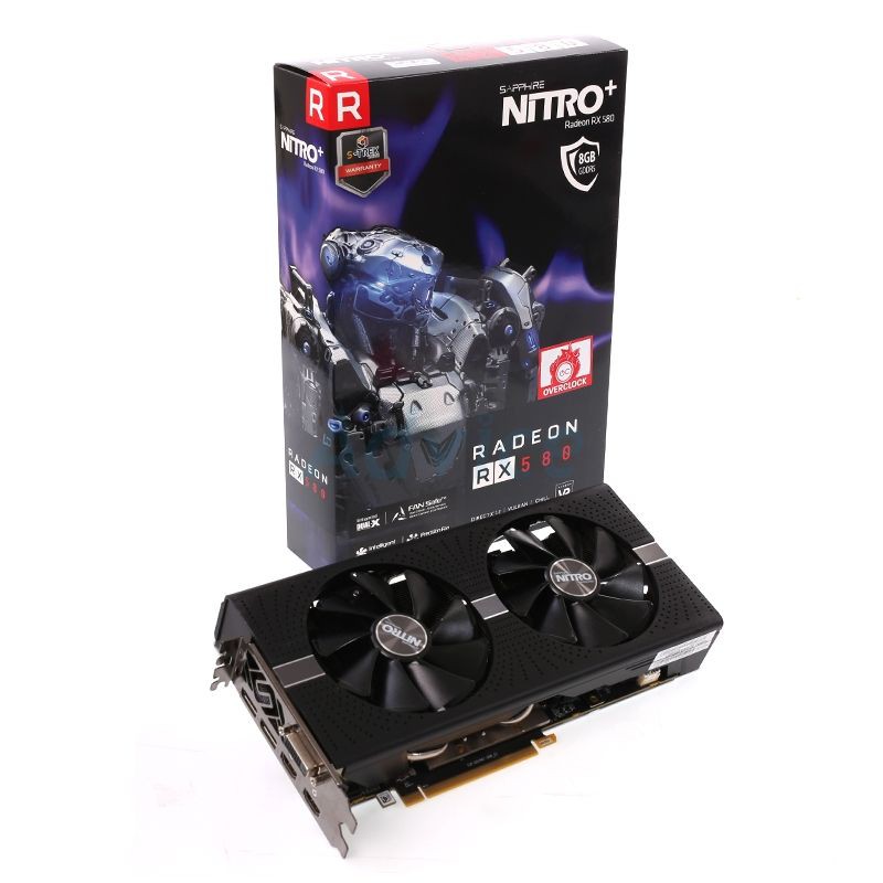 AMD RX 580/8GB SAPPHIRE NITRO+ DUAL (OC,D5)