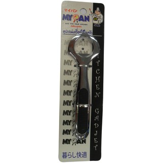 ที่เปิดกระป๋องด้ามดำหัวเหลี่ยม MYPAN สีดำ/สเตนเลสCAN OPENER MYPAN BLACK/STAINLESS