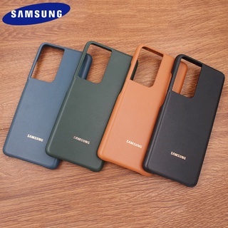 เคสโทรศัพท์มือถือหนัง พร้อมบรรจุภัณฑ์ สําหรับ Samsung Galaxy S21 Ultra S21 S21Plus