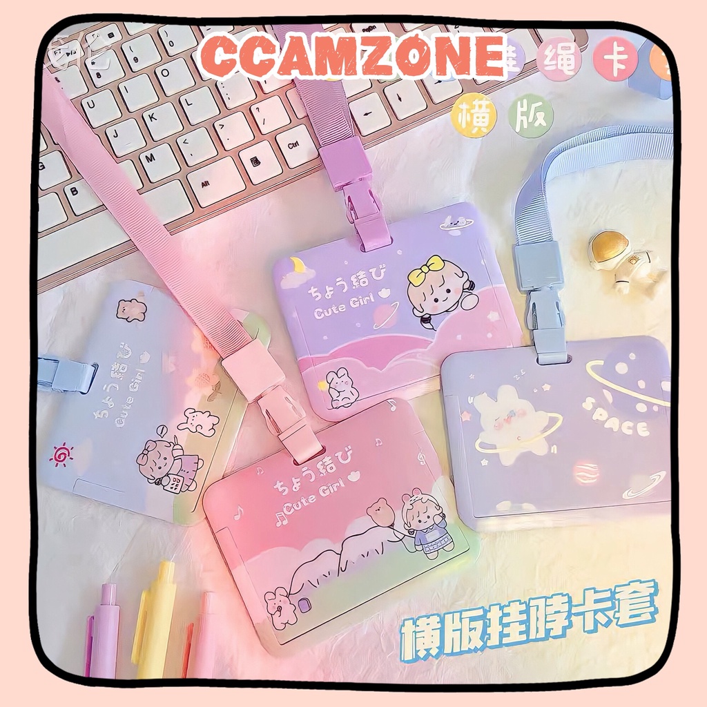 สายคล้องคอป้ายแนวนอนน่ารัก vpp060 ccamzone