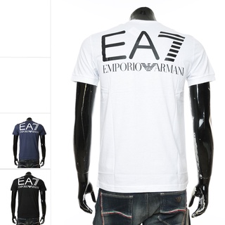 Ea7 เสื้อยืดแขนสั้น พิมพ์ลาย เข้ากับทุกการแต่งกาย แฟชั่นสําหรับผู้ชาย และผู้หญิง