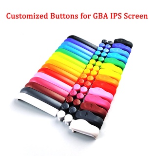 ปุ่มกด A B L R คุณภาพสูงสําหรับเครื่องเล่นเกม Nintendo Gba Boy Advance Gba ปุ่มกด D-Pad Ips หน้าจอ Lcd