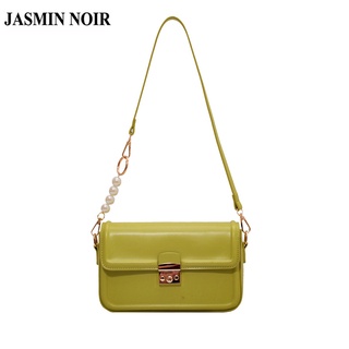 Jasmin Noir กระเป๋าสะพายข้าง หนัง PU มีตัวล็อค สําหรับผู้หญิง