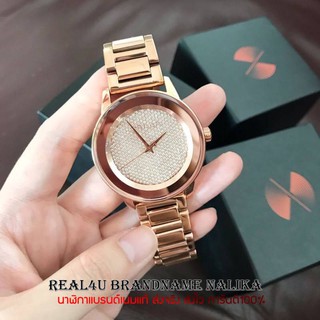 นาฬิกาข้อมือผู้หญิง MICHAEL KORS Kinley Pave Rose Dial Ladies Watch รุ่น MK6210 ของใหม่ ของแท้100%