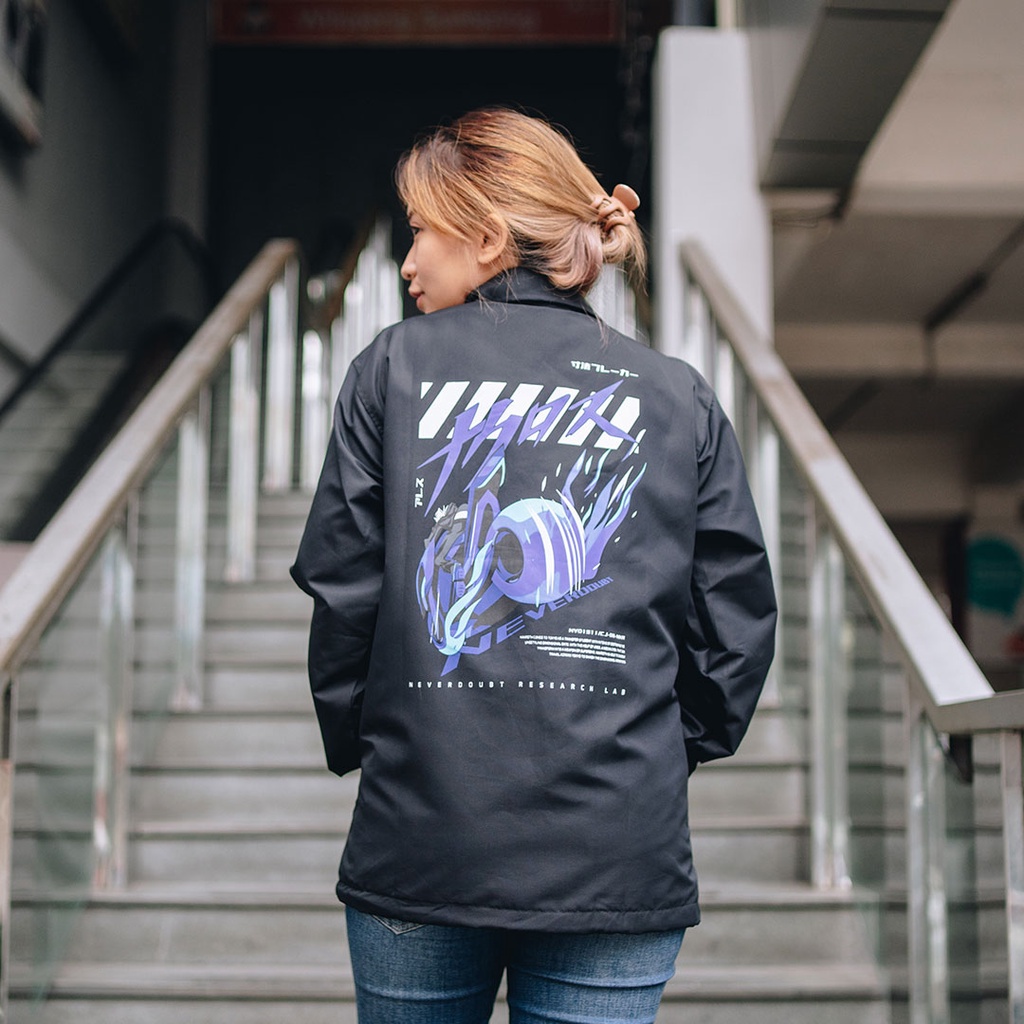 Coach Jacket Dimension Breaker Nakroth Windbreaker AOV Anime Neverdoubt
