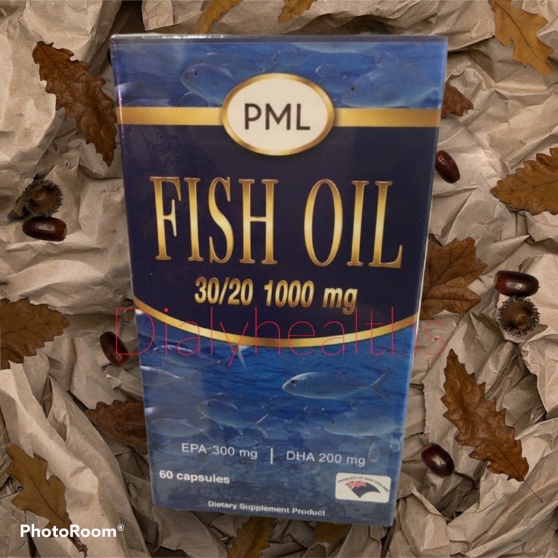 ราคาพิเศษ น้ำมันปลา PML Fish Oil 3020 1000 mg EPA 300 mg DHA 200 mg ...