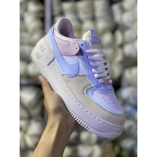 🔥ราคาโรงงาน🔥 🌟รองเท้า  Air Force 1 AF1 shadow สีพาสเทล งานHiendพร้อมกลอ่ง