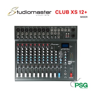 STUDIOMASTER CLUB XS 12+ MIXER 8 MIC INPUT, 2 STEREO