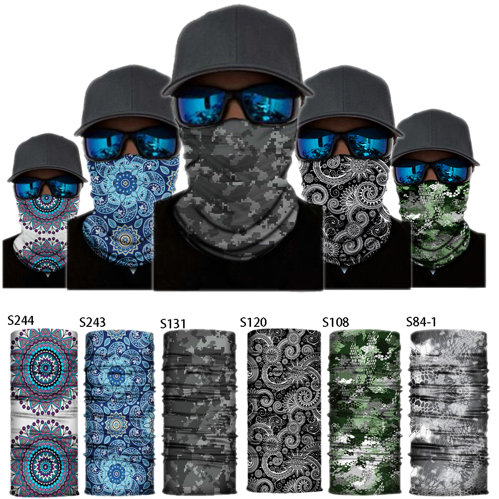 Good Anti Dust UV Buff Bandana Turban Head ผ้าพันคอใบหน้ารถจักรยานยนต์จักรยานกีฬา Topeng แถบคาดศีรษะกลางแจ้ง