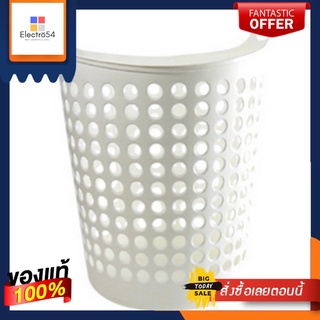 ตะกร้าผ้า กลม PIONEER 086200047 ขาวRound cloth basket PIONEER 086200047 white