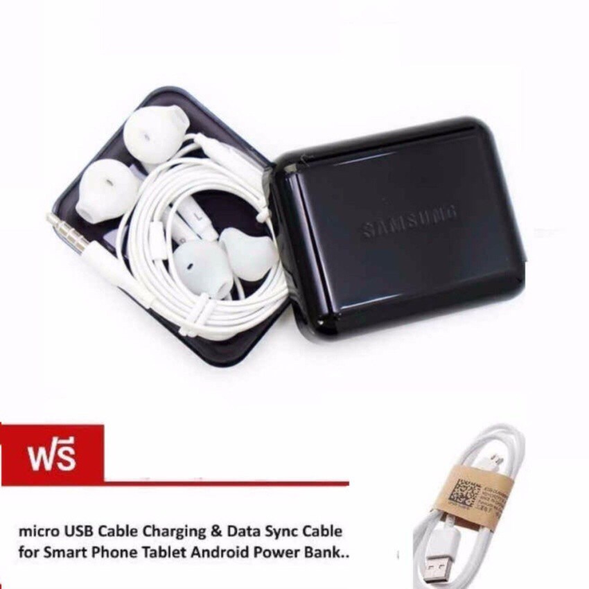 🚚มีของพร้อมส่ง Samsung หูฟัง Note5/S7 (สามารถใช้ได้กับ Galaxy ทุกรุ่น) แถมฟรี สายชาร์จSamsung