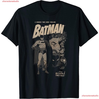 2022 Batman The Return Of Two-Face T-Shirt แบทแมน เสื้อยืดผู้ชาย ดพิมพ์ลาย ดผ้าเด้ง คอกลม ความนิยม discount