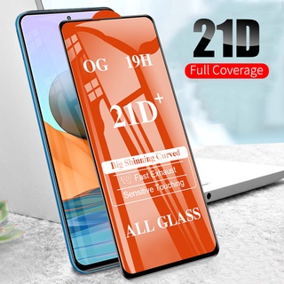 21D ฟิล์มกระจกเต็มจอ สําหรับ Xiaomi Mi Poco F4 F3 M4 M3 X3 X4 X5 Pro 11T 9T 10T 11 Lite Redmi Note 7 8 9 10 11 12 12S 11S 10S 9S 9A 9C 10C