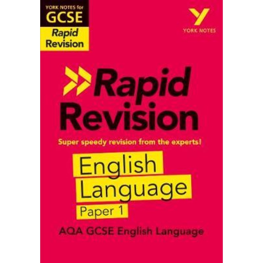 York Notes สําหรับ AQA GCSE (9-1) Rapid Revision: AQA English Language Paper 1 โดย Steve Eddy (ฉบับส