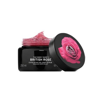 THE BODY SHOP BRITISH ROSE EXFOLIATING GEL BODY SCRUB