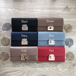 Charles &amp; Keith Push-Lock Wallet มี 6 สี