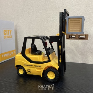 [พร้อมส่ง] Forklift รถโฟล์คลิฟท์ ของเล่น รถยกของเล่น 1:16 ล้อระบบ Friction รถของเล่น เล่นง่าย WT-691A