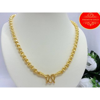 เครื่องประดับ สร้อยคอทอง สร้อยคอทองคำ เศษทองคำเยาวราช ลายทาโร่ น้ำหนัก 3 บาท