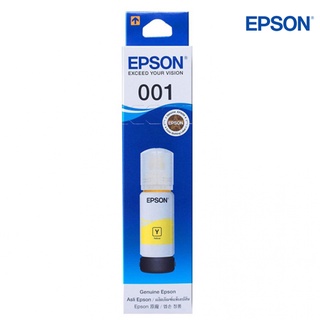 EPSON 001 Y (C13T03Y400) สีเหลือง หมึกเติมอิงค์เจ็ท จำนวน 1 ชิ้น  ใช้กับพริ้นเตอร์อิงค์เจ็ท เอปสัน L4150/L4160/L6160/L61