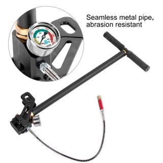 🚚 ส่งจากกรุงเทพ 🚚สูบแรงดันสูง pcp 40mpa 6000psi พับได้ 3 Stage ปั๊มมือสำหรับพีซีพีอากาศ Pressure PCP Pump สูบลมแรงดันสูง