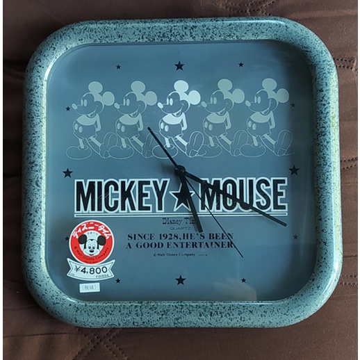 นาฬิกาแขวนผนัง Walt Disney ญี่ปุ่น ของแท้ ลาย MICKEY MOUSE.