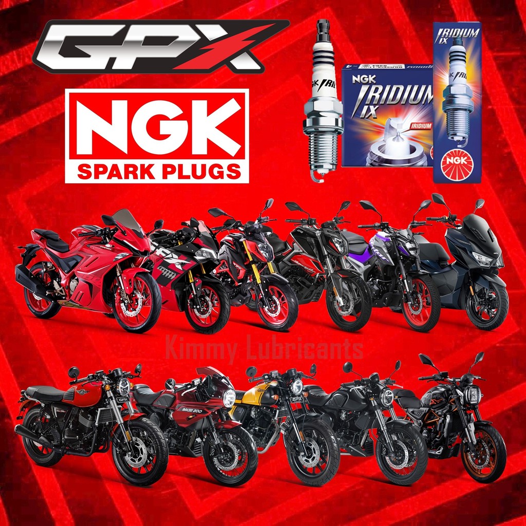 หัวเทียนเข็ม NGK Iridium IX สำหรับ GPX (ราคาต่อ 1 หัว)