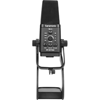 Saramonic SR-MV7000 - USB ไมค์แบบ Multipattern ต่อได้ทั้ง USB/XLR, ฟรีขาตั้ง, Pop filter,สาย USB,XLR รับประกัน 1 ปี