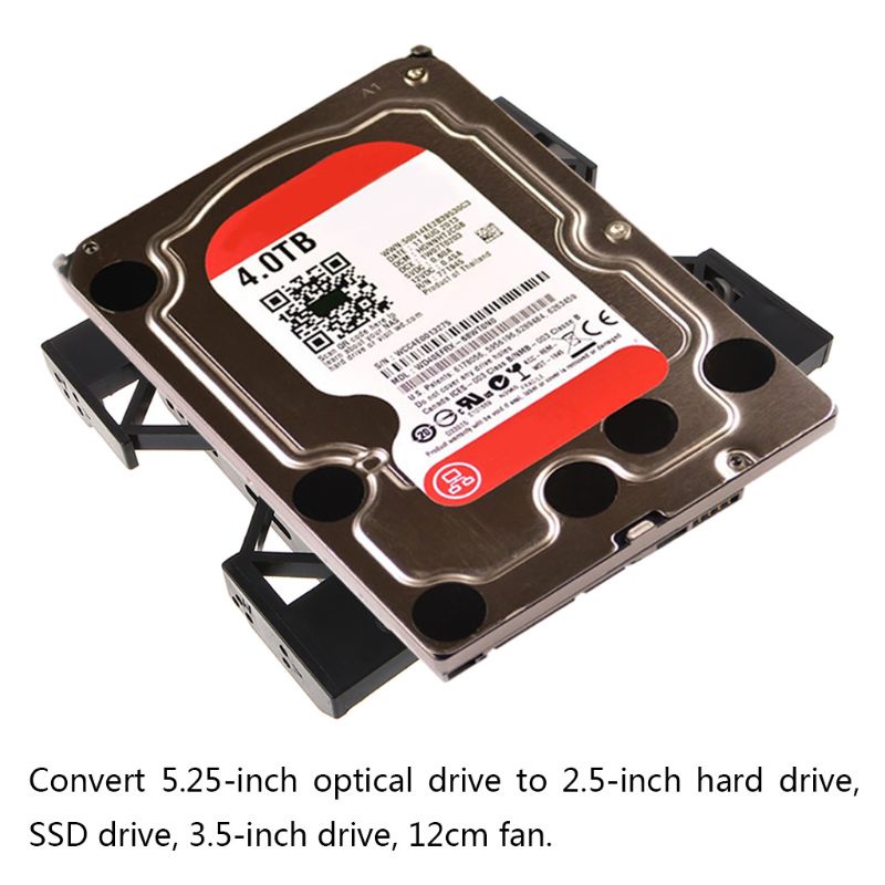 Colo ขาตั้งแปลงออปติคอลไดรฟ์ SSD 5.25 เป็น 3.5 นิ้ว 2.5 นิ้ว