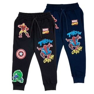 Marvel Boy Pants Spider-man captain america Ironman - กางเกงขายาวเด็กมาร์เวล พิมพ์ลายมนสไปเดอร์แ ลายกัปตันอเมริกา ไอร่อนแมน สินค้าลิขสิทธ์แท้100% characters studio