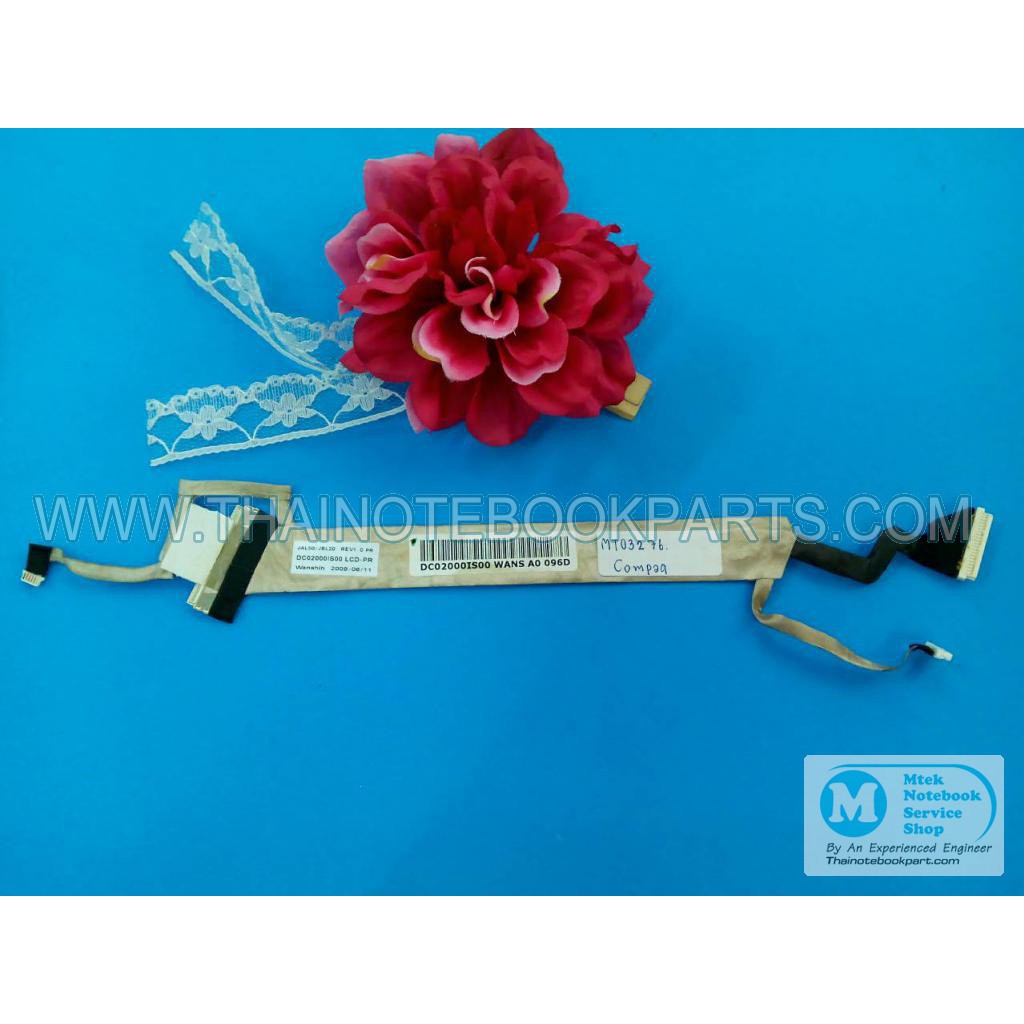 สายแพจอ Compaq Presario CQ40 CQ45 lcd Screen flex video cable DC02000IS00 (NEW)