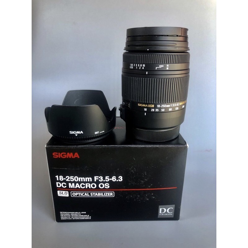 ขายเลนส์ Sigma 18-250 F3.5 6.3 DC Macro OS HSM เม้าส์Nikon