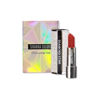 Sivanna Flawless Diamond Star Lip #HF4019 : ซิวานน่า ลิป ไดม่อนด์ สตาร์ x 1 ชิ้น svl