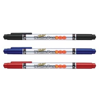 Puk.stationery l Monami twin name pen ปากกามาร์คเกอร์ เขียนCD/ซองไปรษณีย์ 3 สี