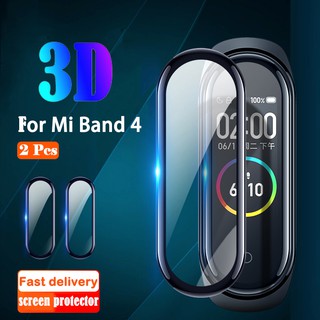 【 2 ชิ้น 】ฟิล์มป้องกันหน้าจอ For Xiaomi Mi Band 4 NFC Soft film