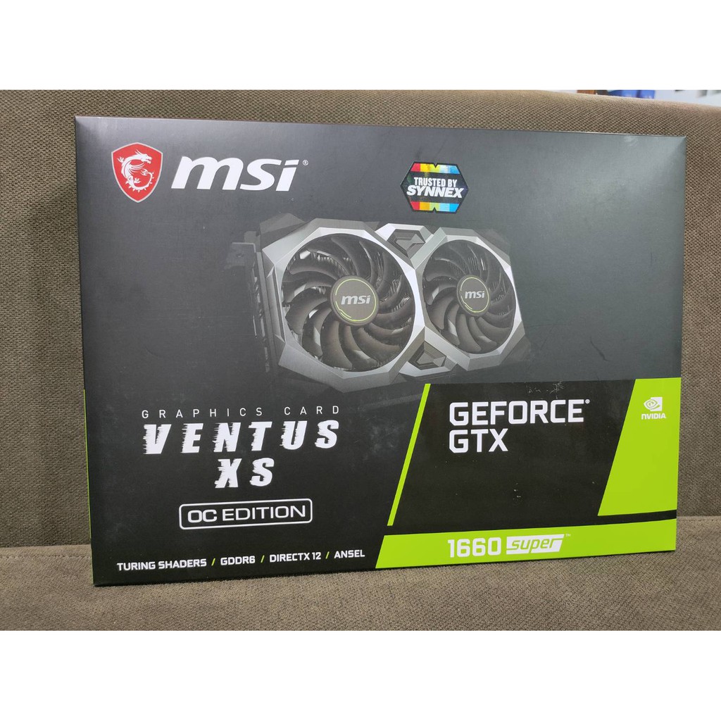 การ์ดจอ MSI GeForce GTX 1660 SUPER VENTUS XS 6GB GDDR6  ประกัน SYNNEX ของใหม่