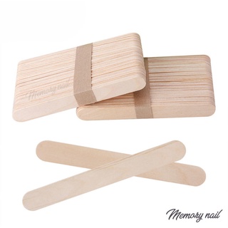 ไม้ปาดแว๊กซ์ Wooden Spatulas ขนาด15X1.8cm. งานดี ขอบมล ไม่มีเสี้ยนไม้