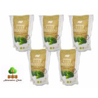 ไพรทิพ บล็อคโคลี่กรอบ รสธรรมชาติ 30 กรัม 5 ถุง Pritip Crispy Broccoli Original flavour 30 grams 5 sachets #327