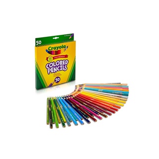 Crayola Colored Pencils เครโยล่า สีไม้ไร้สารพิษ 50 สี