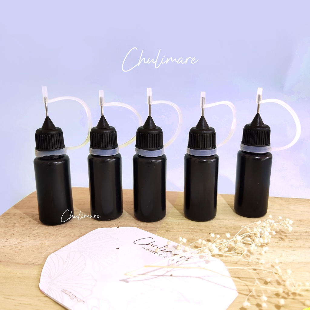 Needle squeez bottle 10ml  ขวดบีบแบ่งสีขนาดเล็ก ขวดบีบหัวเข็ม