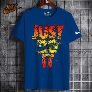 เสื้อเชิ้ต Nike tshirt Swoosh fasht สําหรับผู้ชายเสื้อยืดตัวสั้นหลวมเสื้อแขนเสื้อคอด ta6e aDD