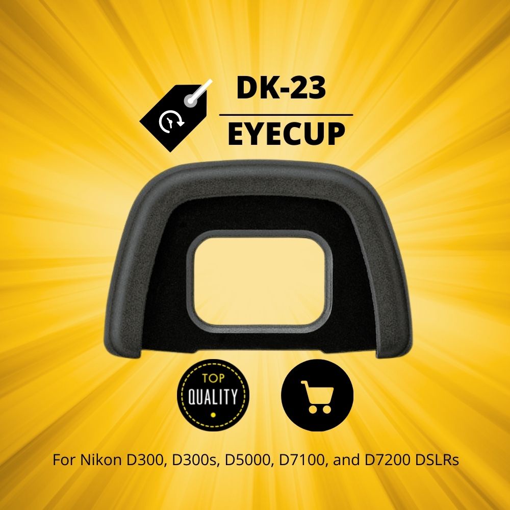 DK-23 DK23 ยาง Eyecup สําหรับ Nikon D300/D300S/D7100/D7200 กล้อง Nikon DSLR