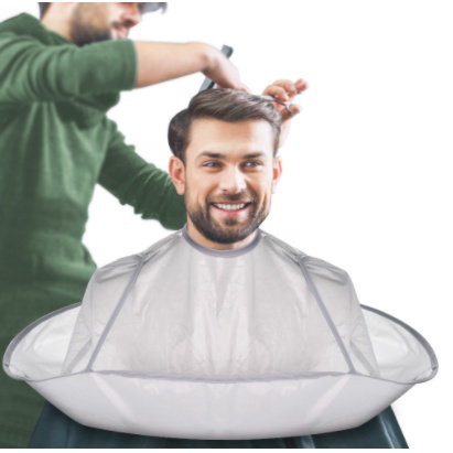 ตัดผม Capes ร่มสําหรับผู้ใหญ่ตัดผม Cape Cloak Cape สําหรับบ้านและร้านทําผมใช้ Keep Hair Off เสื้อผ้า