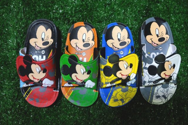 รองเท้ามิกกี้ แตะเด็ก ลายใหม่🐭 แบบเทป MK711