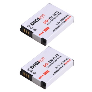 1400mAh EN-EL12 ENEL12 EN EL12 Battery for Nikon Coolpix A1000 B600 W300 A900 AW100 AW110 S6300 S8100 S8200 S9300 S9400