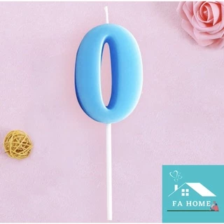 AA6 เทียนวันเกิด เทียนวันเกิดตัวเลข สีทองสวย