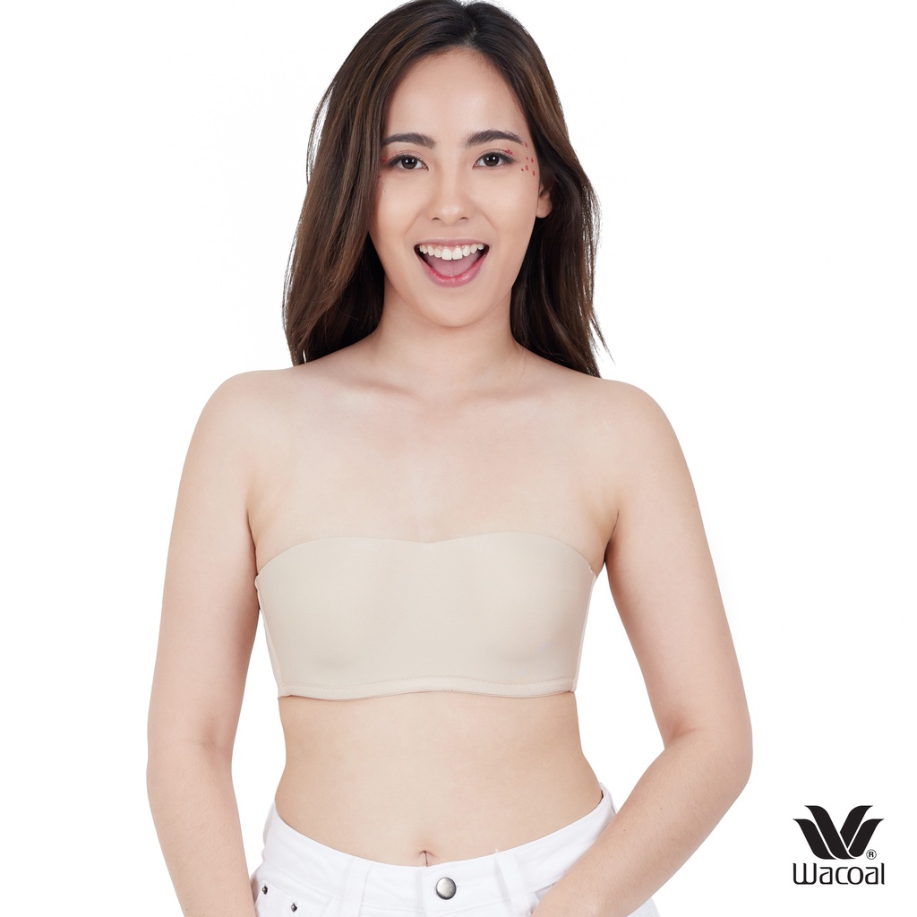 Wacoal Surprise Top Bra บราเกาะอก รุ่น WB9V04 สีเนื้อ (NN) เสื้อชั้นในมีโครง ถอด
