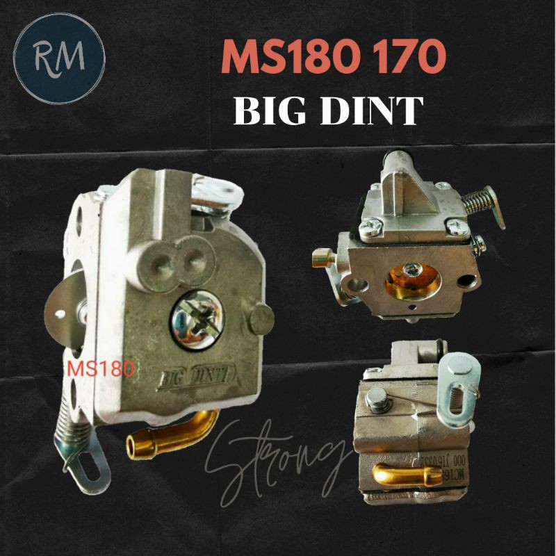 คาร์บูเรเตอร์ MS180 MS170 Big dintแท้100%