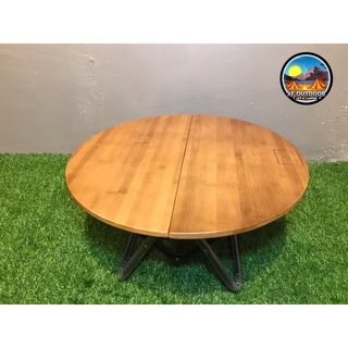 🇰🇷พร้อมส่ง🇰🇷 bamboo folding Table 60cm โต๊ะพับไม้ไผ่ โต๊ะพับแค้มป์ปิ้ง