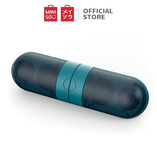 ลำโพงบลูทูธเสียงดี เชื่อต่อง่าย แบรนด์ MINISO ลำโพง ลำโพงไร้สาย ทรงแคปซูล TWS Capsule Wireless Speakers BS-7281